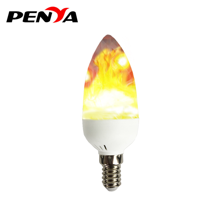Led Flame Light / fire bulb E27